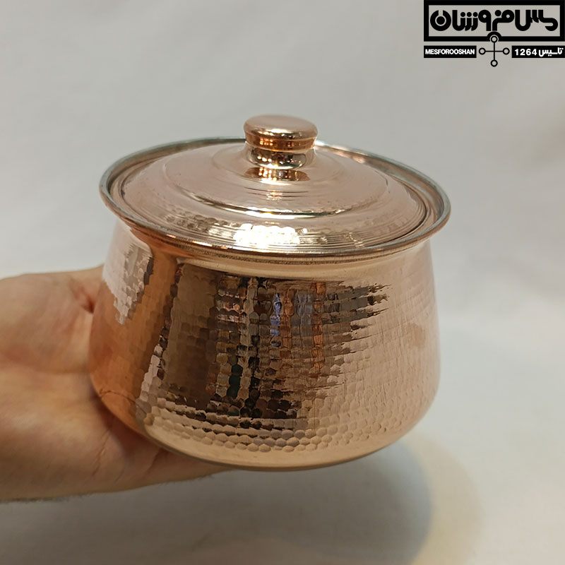 دیگچه مسی سیسمونی سایز 1 مدل تالاک