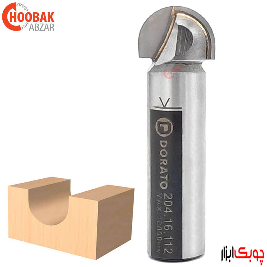 تیغ شیار انگشتی دوراتو R8 کد 204.16.112