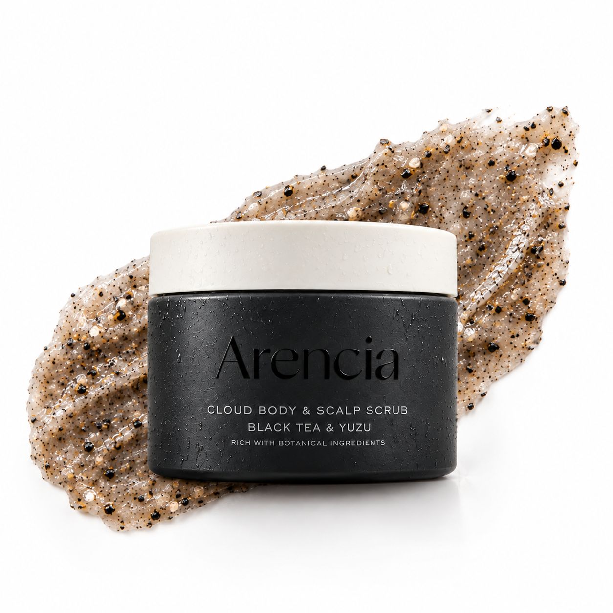 اسکراب بدن و پوست سر کلود بلک تی و یوزو آرنسیا / Arencia