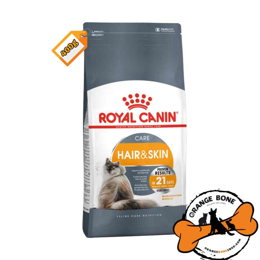 غذای خشک گربه مخصوص پوست و مو رویال کنین Royal Canin Cat Hair and Skin (400 گرم)