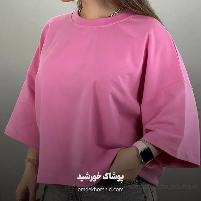 تیشرت کراپ بیسیک