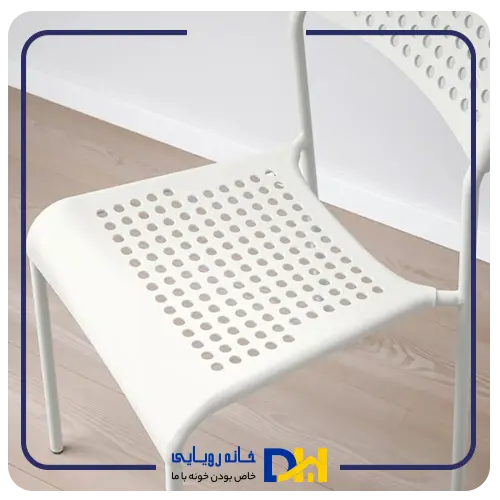 صندلی تکی سفید ایکیا ADDE