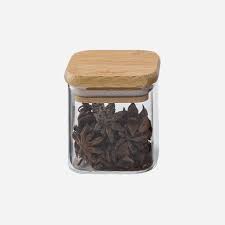 جا ادویه درب چوبی مربع 6 سانت یونیک کدUN-1770