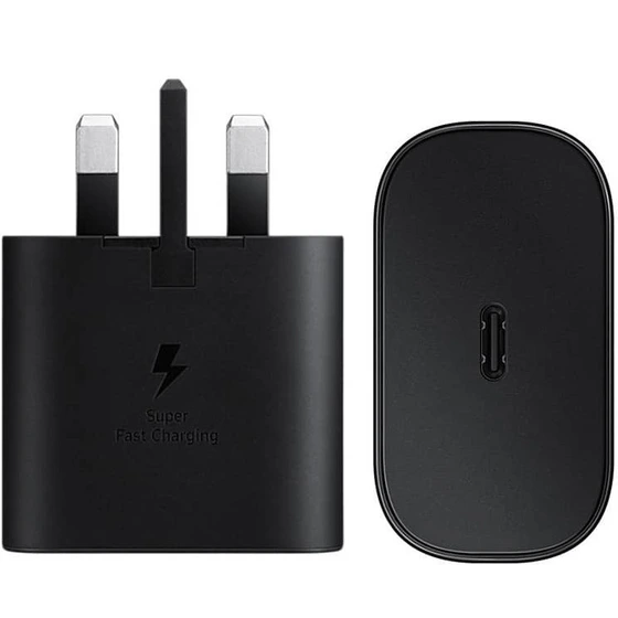 آداپتور 25W سامسونگ (سفید-مشکی)
