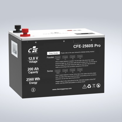 باتری لیتیوم 200 آمپرساعت 12.8 ولت 2.5 کیلووات LiFePO4 برند CFE