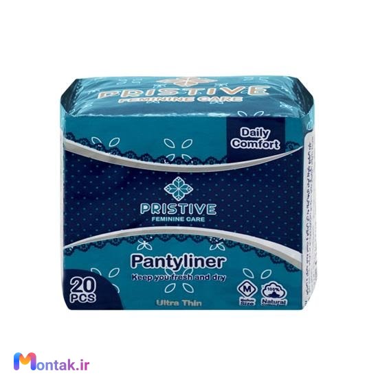 پد بهداشتی روزانه سايز متوسط پریستیو 20 عددی