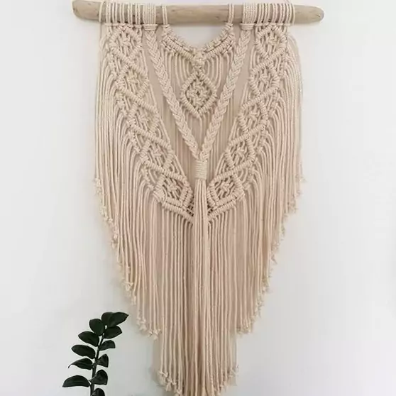 دیوارکوب مکرومه خاص و شیک برند ریسمونک و رنگ دلخواه