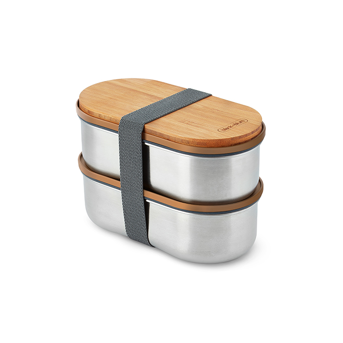 جعبه بنتو از جنس استیل ضد زنگ | Stainless Steel Bento Box - PP lid