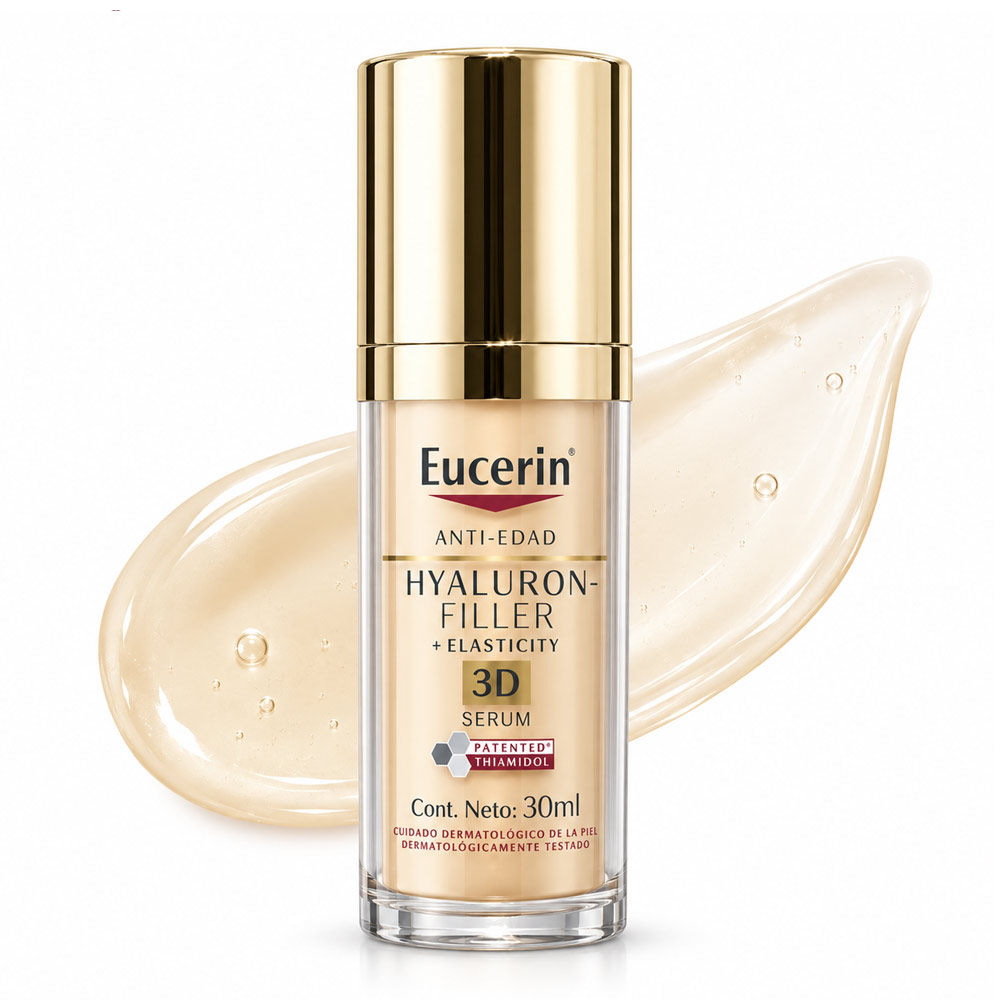 سرم هیالورون فیلر اوسرین مدل الاستیستی Hyaluron Filler + Elasticity 3D - ضد لک جوانساز / Eucerin