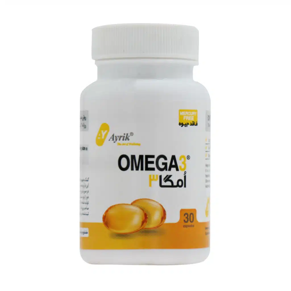 کپسول امگا 3 فاقد جیوه آیریک