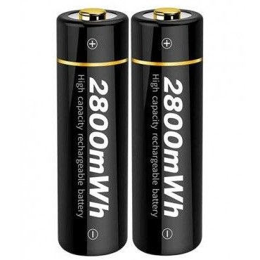 باتری قلمی شارژی بستون مدل 2AM-75 بسته ۲ عددی با ورودی MicroUSB