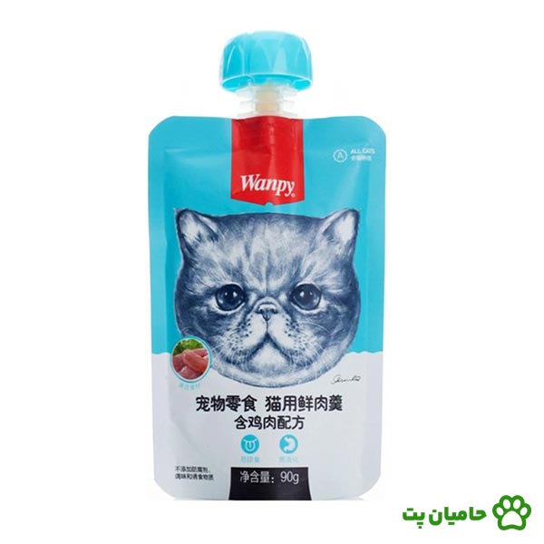 پودینگ گربه ونپی با طعم مرغ