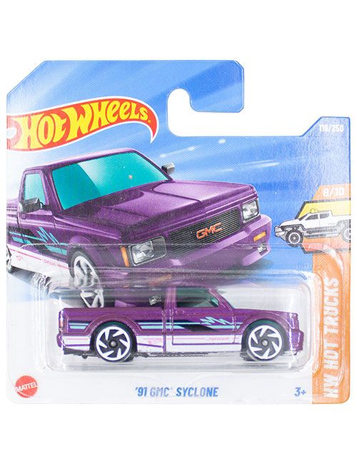 ماشین دکوری مدل 91GMC Syclone Purple برند Hot Wheels