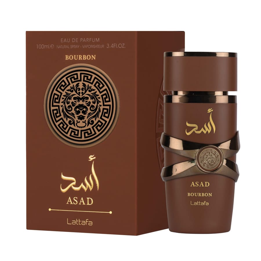 ادوپرفیوم اسد Bourbon مردانه لطافه حجم 100 میلی لیتر