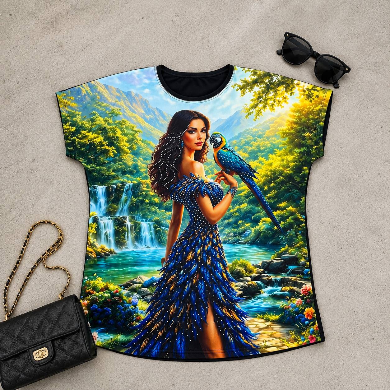 تیشرت چاپی زنانه طرح جدید - 8