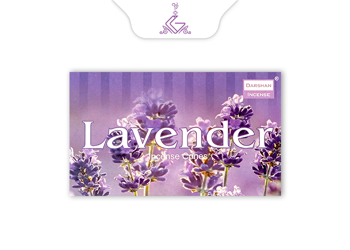 عود مخروطی لوندر/اسطوخودوس LAVENDER برند دارشان DARSHAN