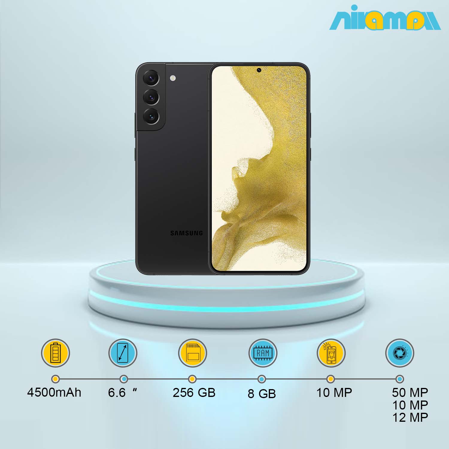 گوشی موبایل سامسونگ Galaxy S22 Plus 5G دو سیم کارت ظرفیت 256 گیگابایت و رم8 گیگابایت