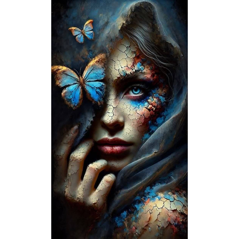 تابلو نقاشی الماسی بزرگسال کد 7222