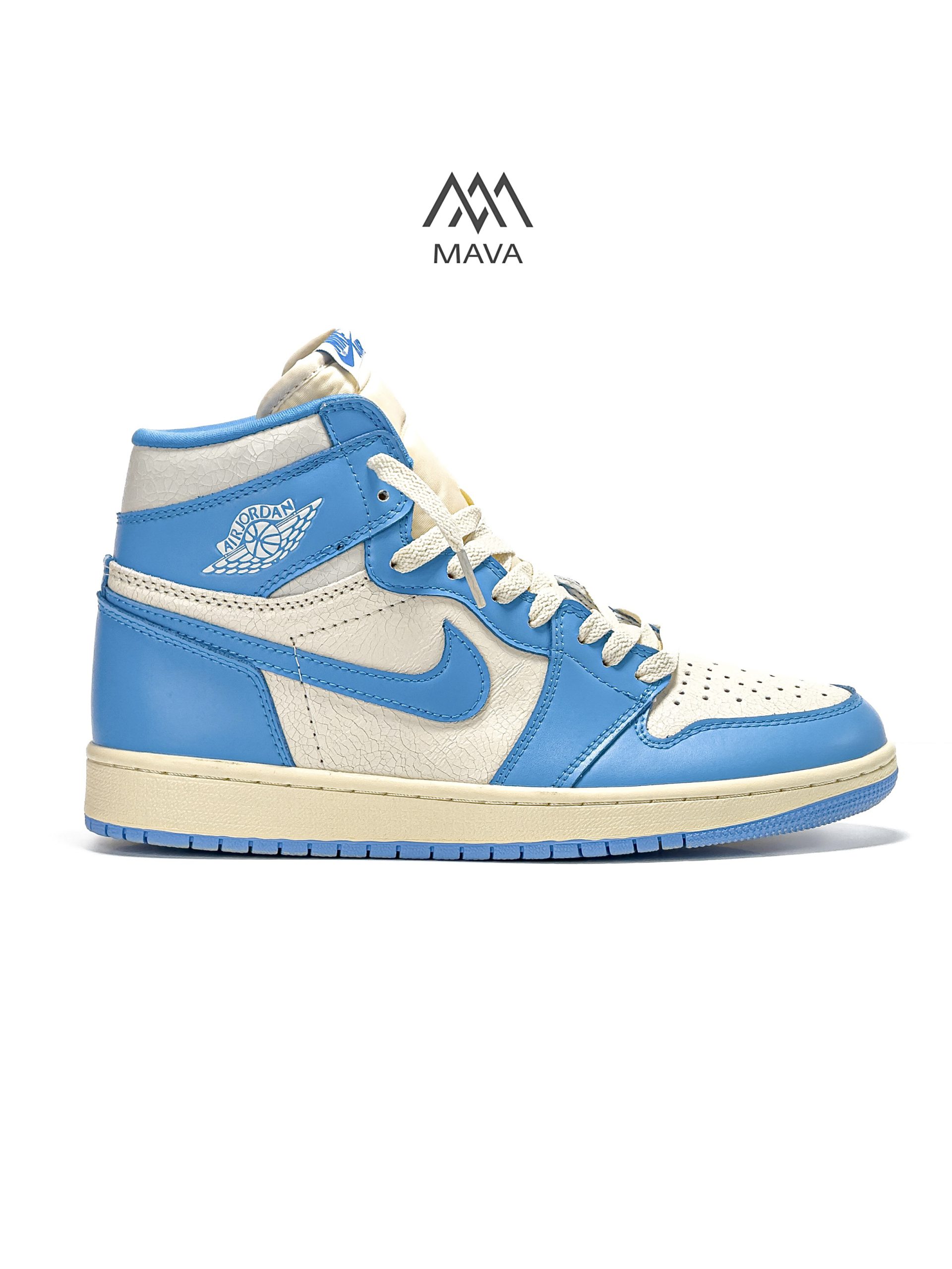 کفش نایک جردن ۱ ساقدار آبی بادبانی | Nike Jordan 1 High UNC