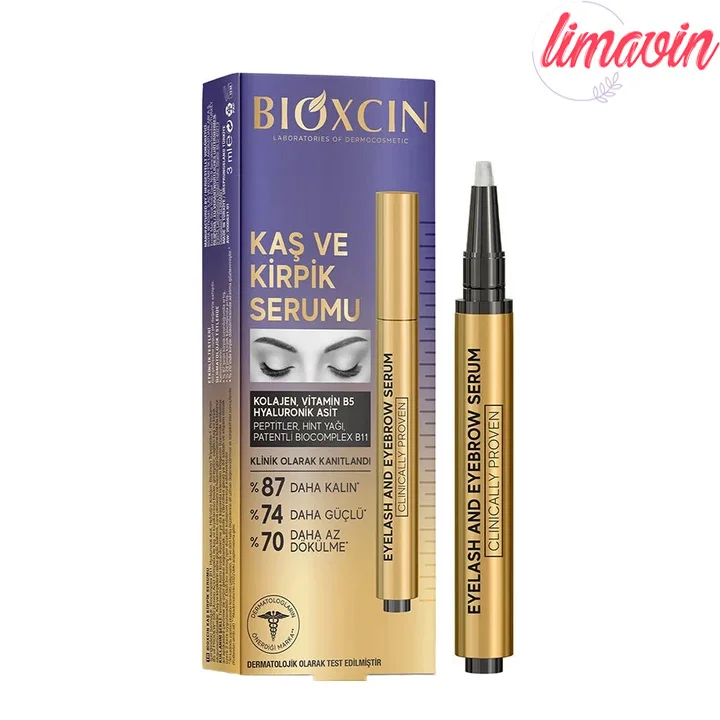 سرم تقویت کننده ابرو و مژه بیوکسین مدل هیالورونیک اسید حجم 3 میلی لیتر