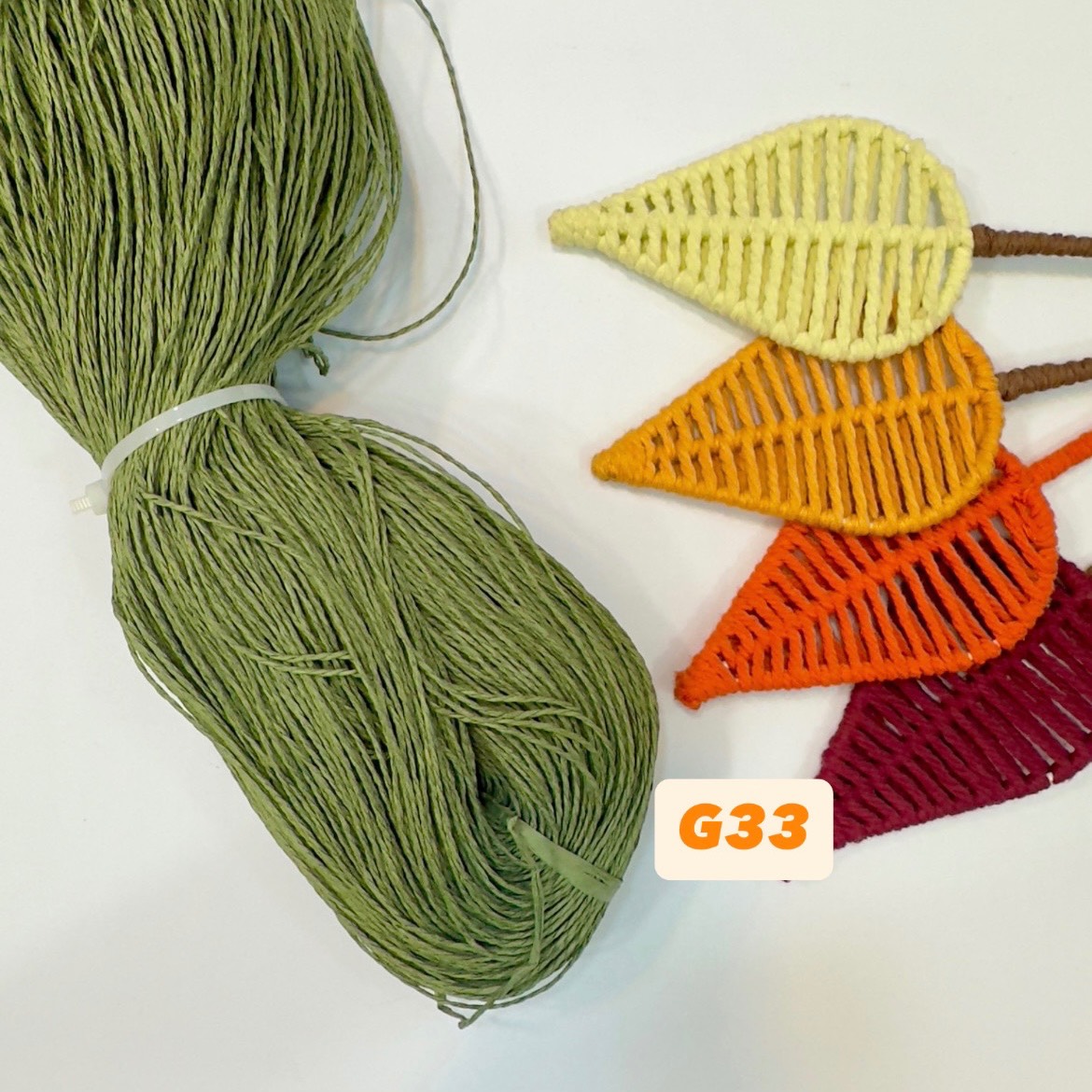 نخ رافیا تابیده g33