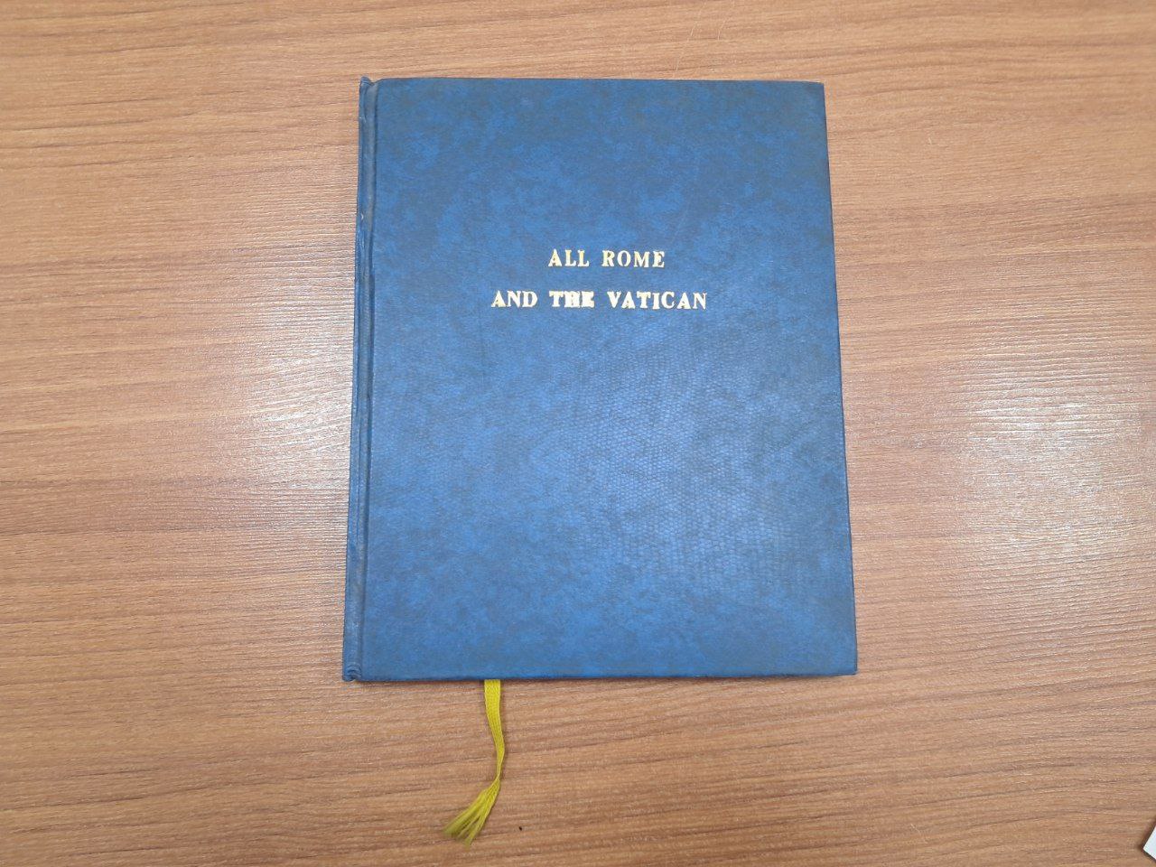 کتاب All Rome And The Vatican (دست دوم)