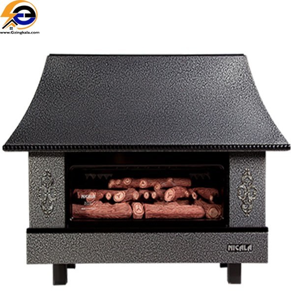 بخاری گازی نیک کالا مدل MC26 ظرفیت ۲۶ هزار شومینه ای