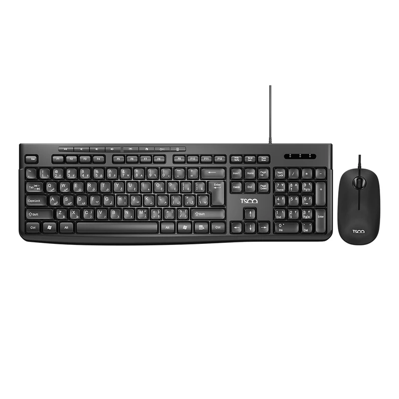 کیبورد و موس تسکو با سیم مدل TKM-8057