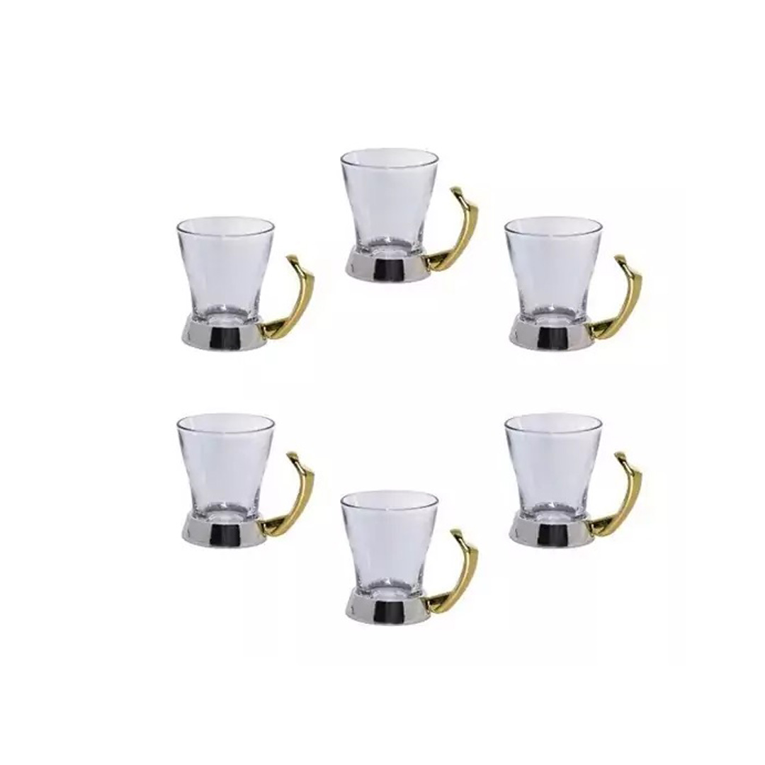 ست چایخوری طلایی پافیلی یونیک کد UN-3124