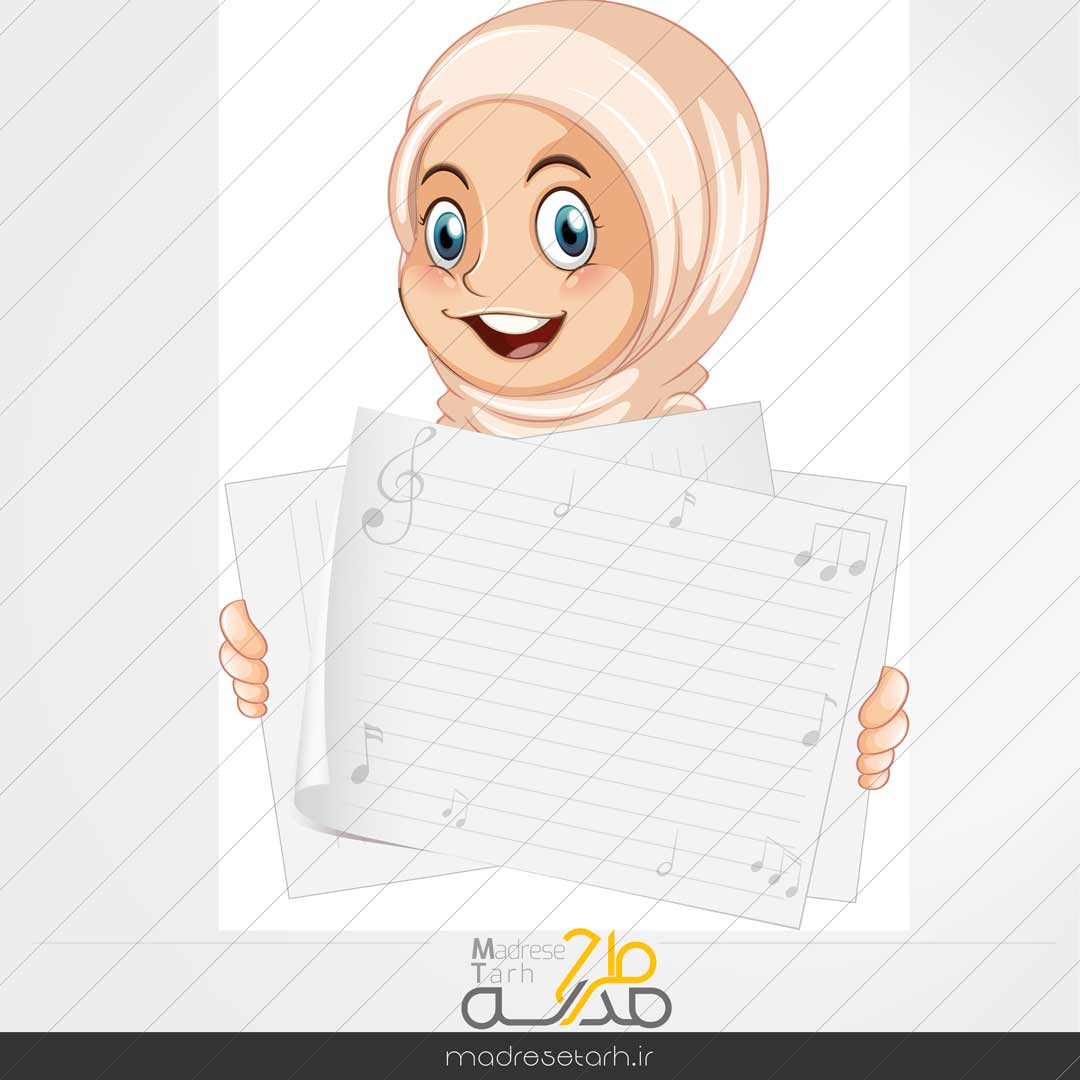 وکتور بنر آموزشی طرح حجاب