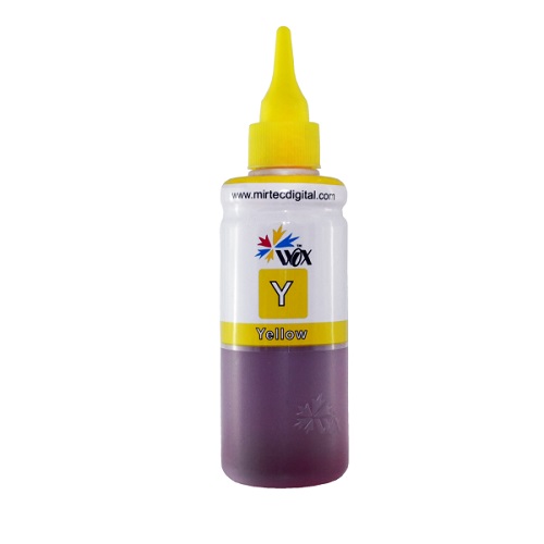 جوهر 100ml وکس زرد اپسون Wox Ink Yellow 100ml Epson
