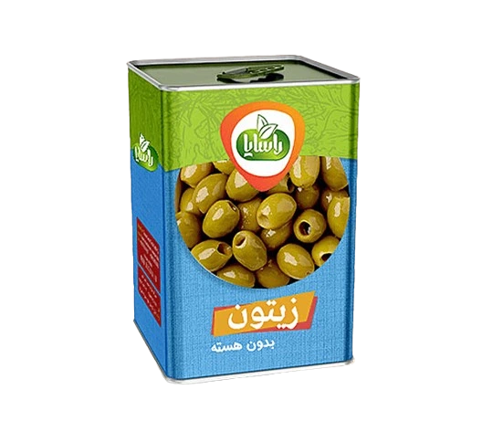زیتون بدون هسته حلب 17 کیلویی (چهارگوش)