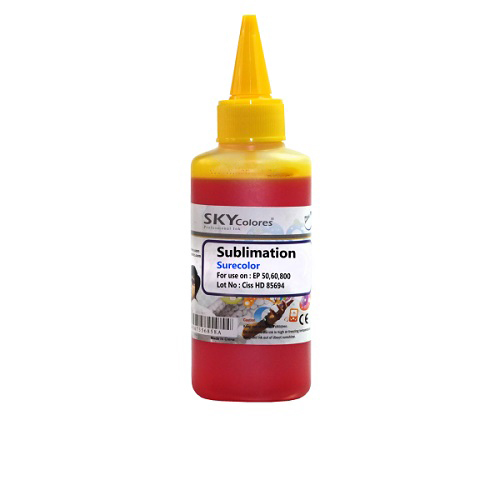 جوهر 100ml سابلیمیشن اسکای زرد اپسون Sky Sub100ml ink Yellow Epson