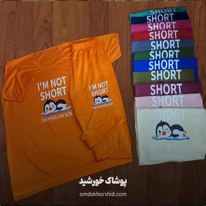 تیشرت شلوارک چاپی کد 2