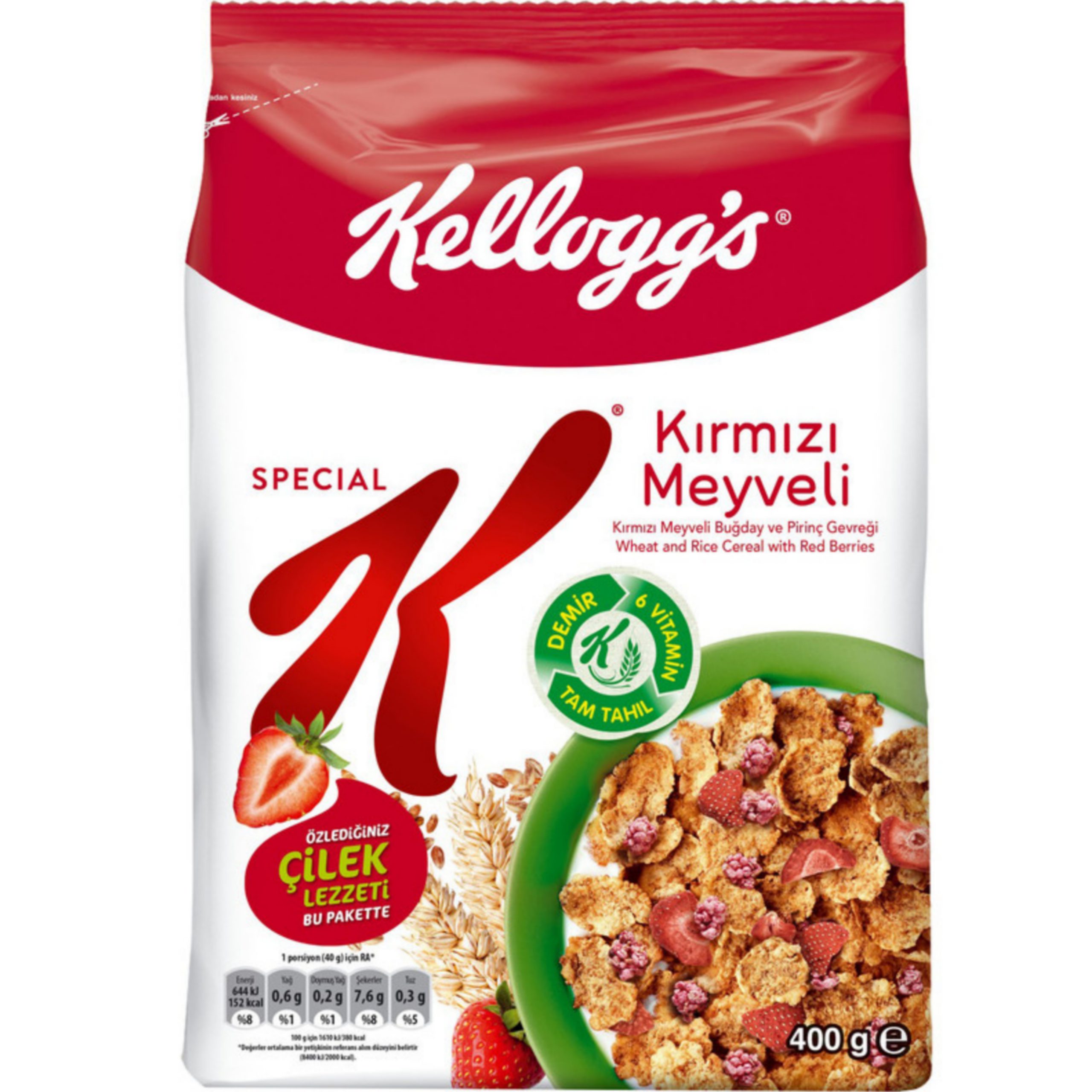 کورن فلکس کلاگز (توت فرنگی)