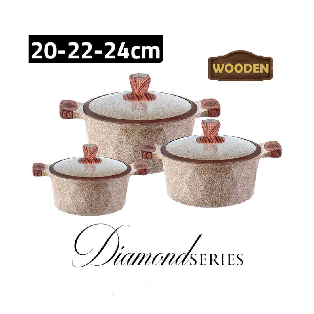 سرویس قابلمه 6 پارچه زیو مدل Zio 8170-24