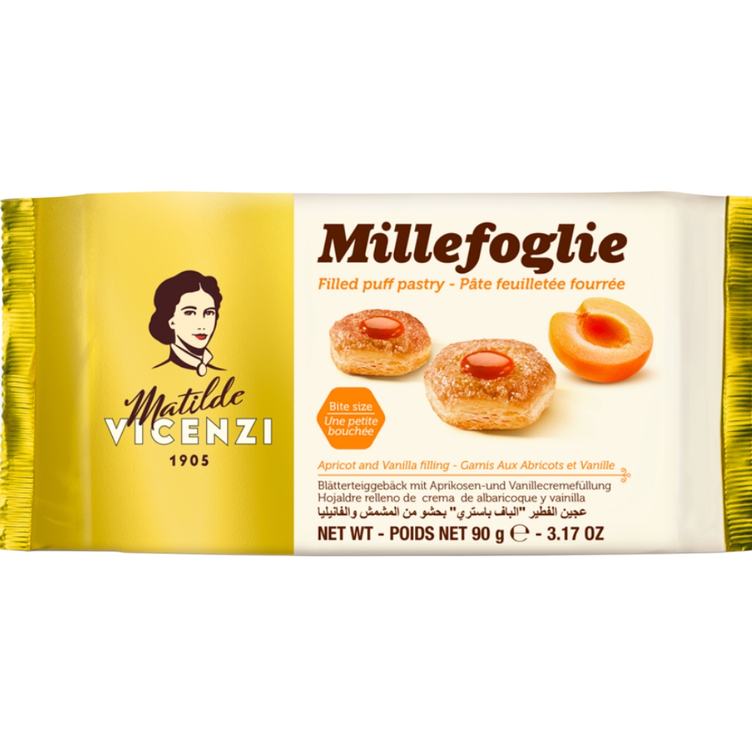 شیرینی مغزدار وینچزی 100gr (زردآلو)
