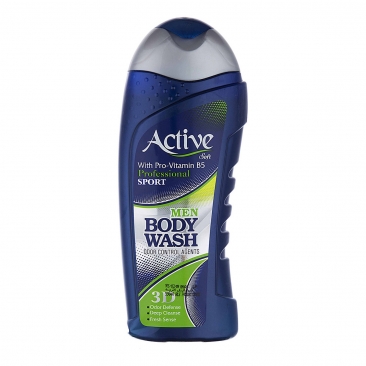 شامپو بدن مردانه اکتیو سری اسپرت آبی 400 میل Active Sport Blue Body Shampoo For Men
