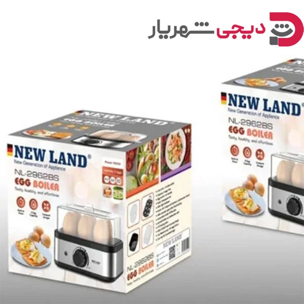 تخم مرغ پز 6 تایی نیولند NL-2962BS