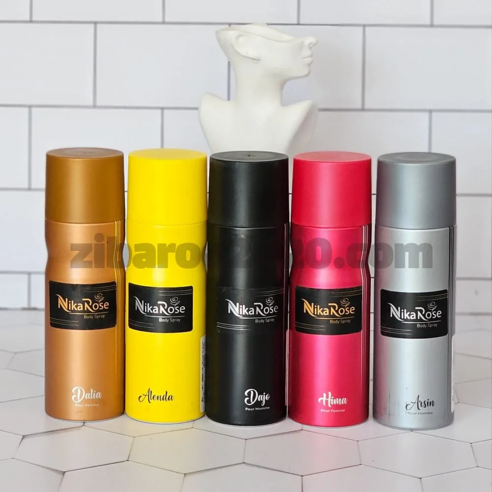 اسپری بدن پاستیلی نیکارز NIKA ROSE میل ۲۰۰