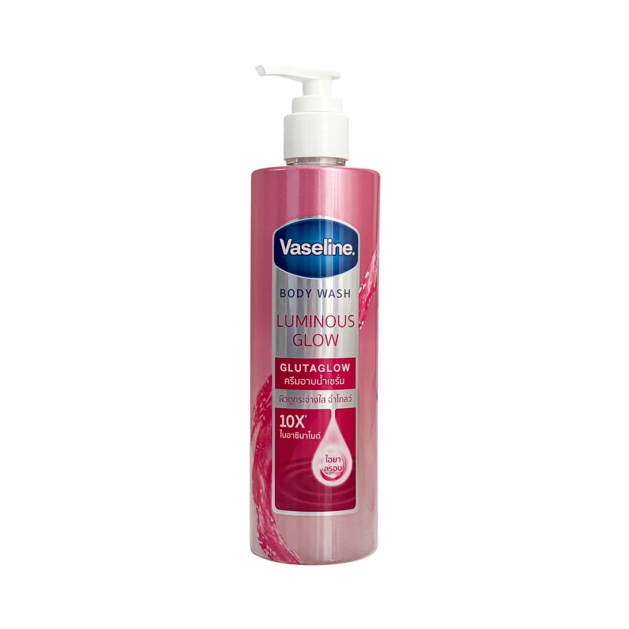 شامپو بدن وازلین لومینوس  گلو 10X (صورتی) Gluta Glow 10X  VASELINE