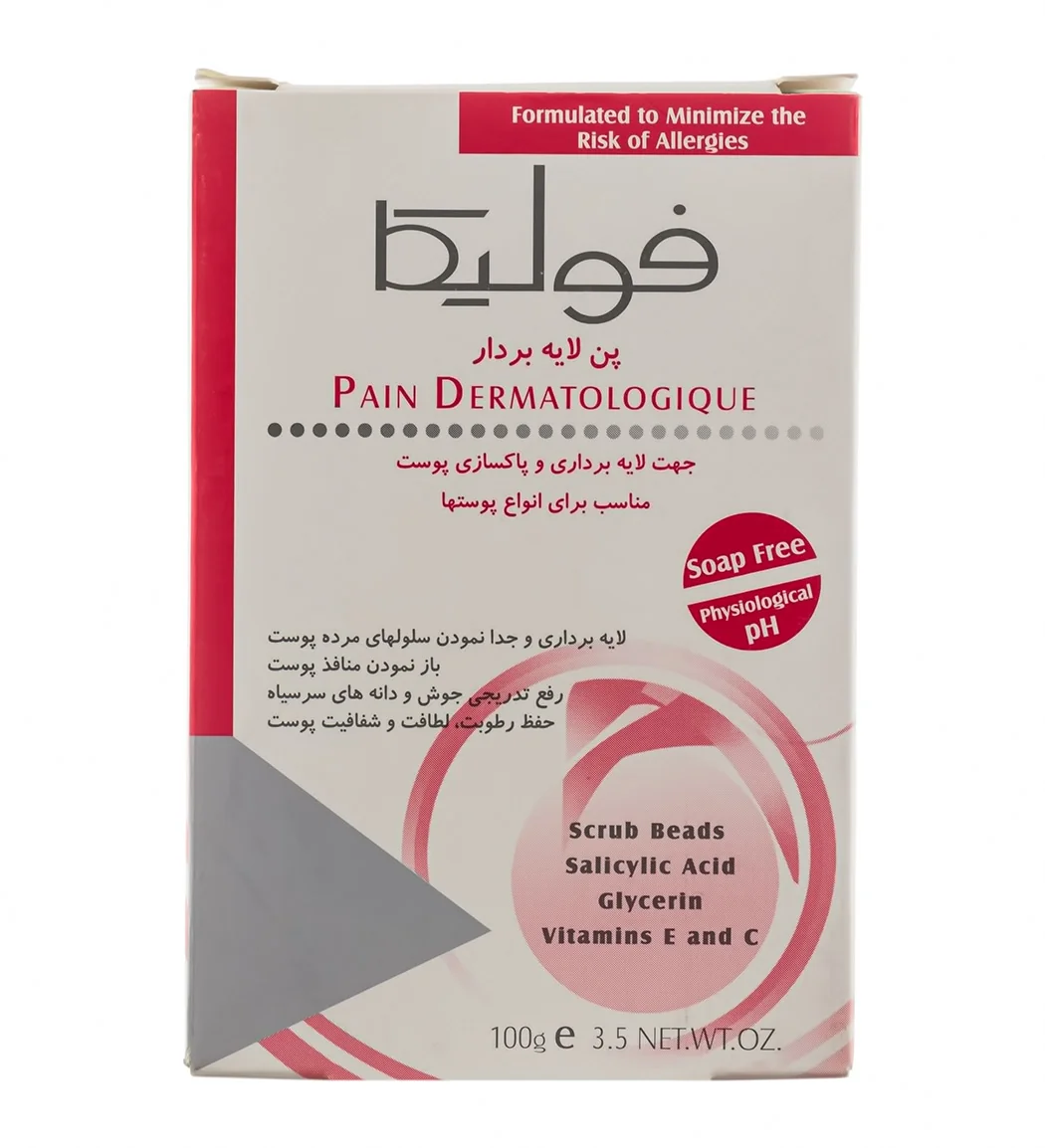 پن اسکراب و لایه بردار وزن 100 گرم فولیکا