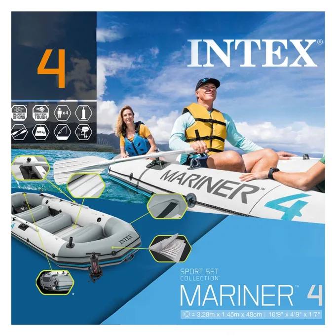 قایق بادی 4 نفره اینتکس مدل مارینر(MARINER)68376