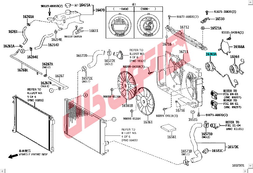 موتور فن راست لکسوس NX توربو مدل 2018-2017-2016