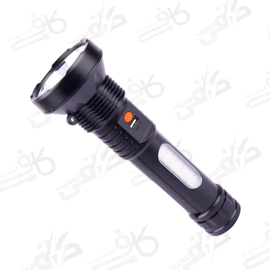 چراغ قوه شارژی اسپیکر دار بلوتوث فلش خور مدل QY-BT01B