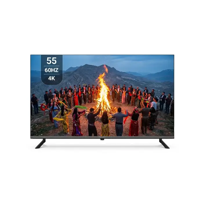 تلویزیون هوشمند ۵۵ اینچ مدل هانوفر Frameless | 4K Ultra HD | اندروید | DVB-T2 | بلوتوث