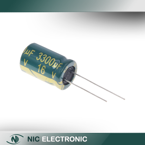 خازن الکترولیتی 3300UF/16V-13X21-105C-GREEN