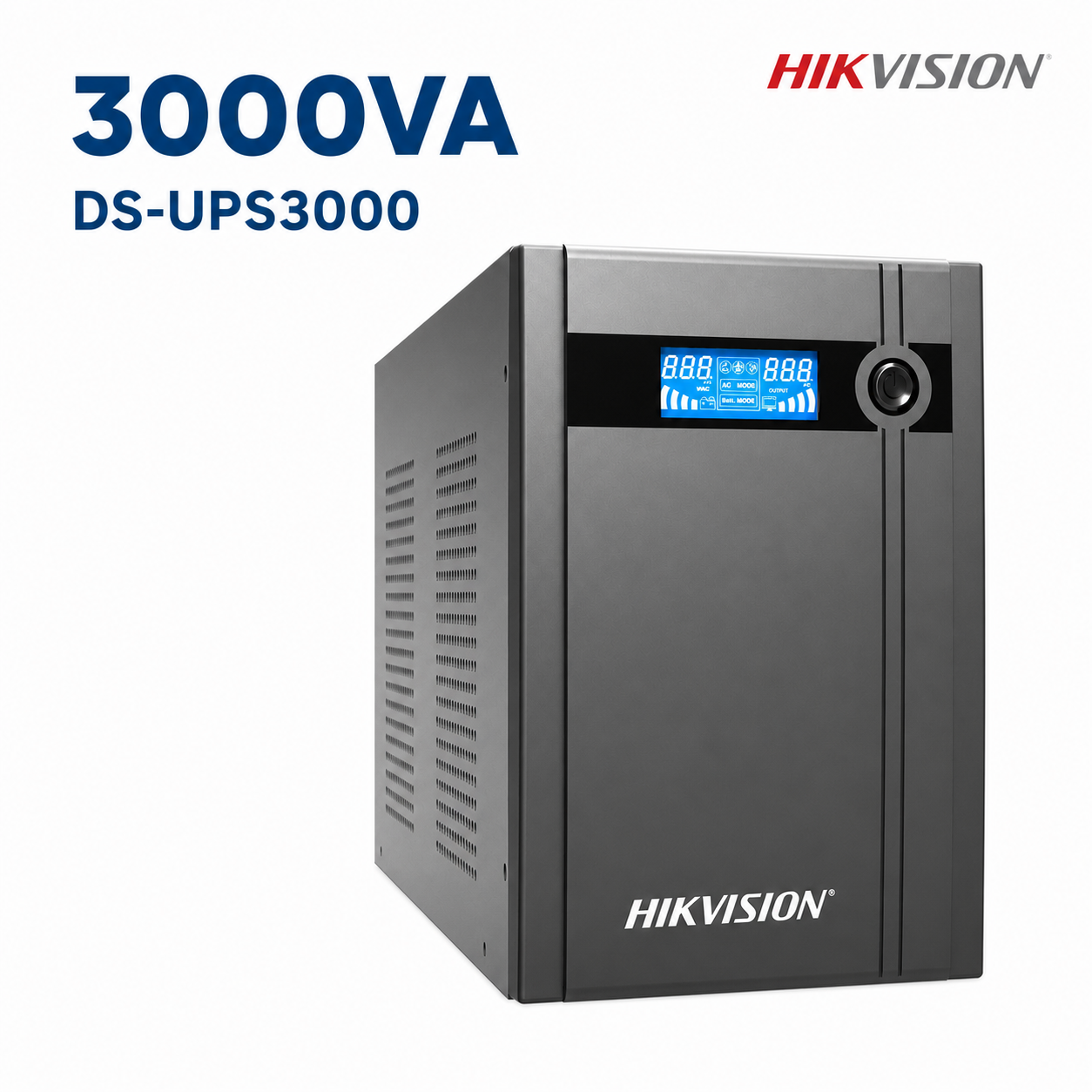 یو پی اس هایک ویژن 3000 ولت آمپر مدل DS-UPS3000 لاین اینتراکتیو با باتری داخلی
