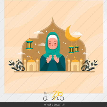 وکتور ماه رمضان