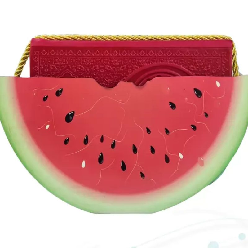 حافظ جیبی چرم با ساک هندوانه